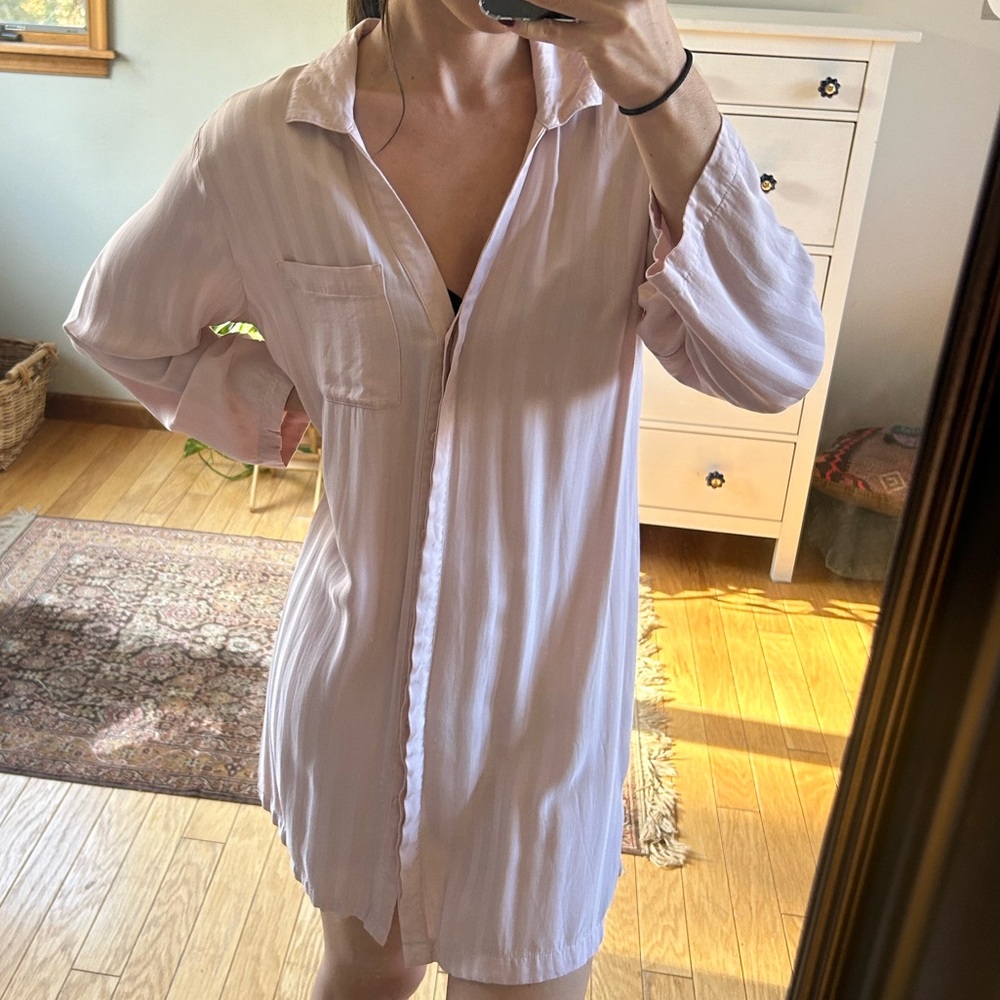 Super soft pink night shirt